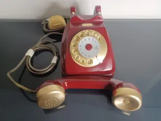 Teléfono Siemens SIP 70s - Rosso Pompeiano & Oro