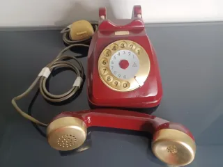 Teléfono Siemens SIP 70s - Rosso Pompeiano & Oro
