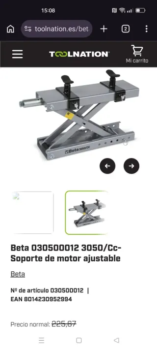 Elevador de motos Beta 3050/CC