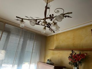 Lámpara de techo tulipas doradas