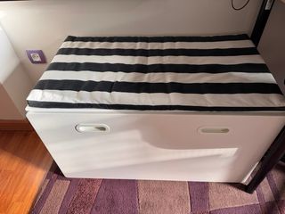 Banco lectura infantil con almacenaje