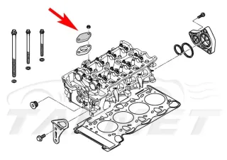 Junta/tapón válvula aire secundaria motores BMW