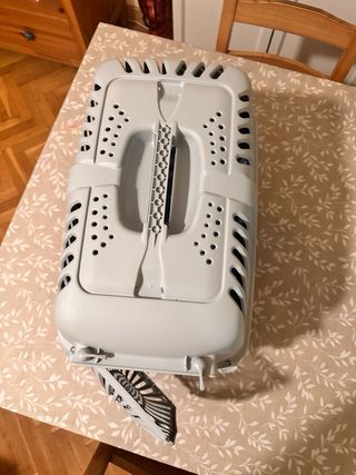 Transportín Perro/Gato Azul y Gris. A estrenar