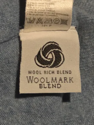 Jersey Lacoste azul cuello pico talla 5 L