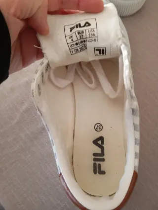 Zapatillas Fila Rayas Tela