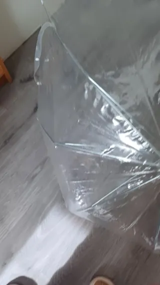 Paraguas transparente