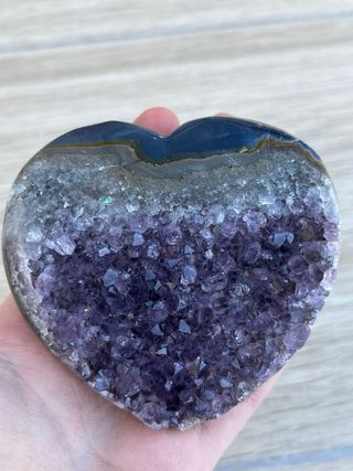 Corazón Drusa Amatista