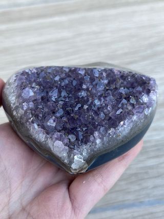 Corazón Drusa Amatista