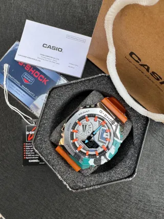 Reloj G-Shock Multicolor Naranja