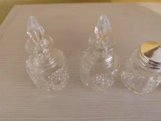 Especiero Mayell Plateado y Cristal