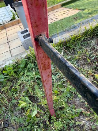 Columpio jardín hierro macizo vintage para restaur