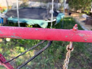 Columpio jardín hierro macizo vintage para restaur