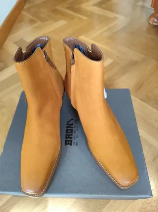 Botines de Piel Marrones marca Bronx