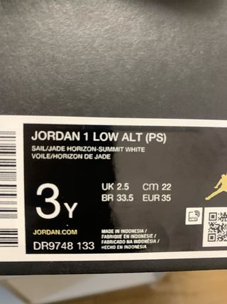 Jordan 1 Low ALT Niños Nuevas