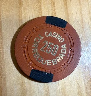 Ficha Casino Torre Quebrada 250 Pesetas