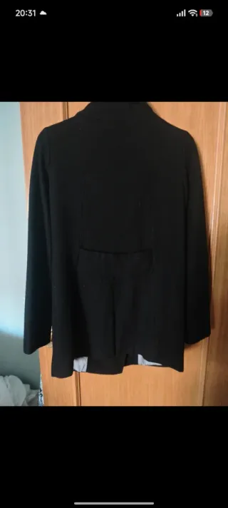 Abrigo negro vestir