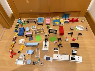 Casa de muñecas Play Tive con muñecos