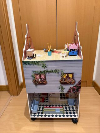 Casa de muñecas Play Tive con muñecos