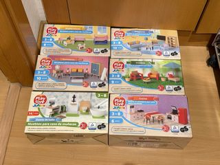 Casa de muñecas Play Tive con muñecos