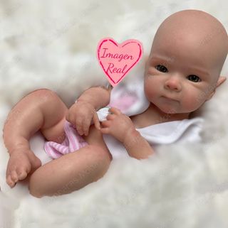 Muñeca bebé reborn silicona flexible