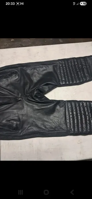 Pantalón Moto Cuero Talla 40