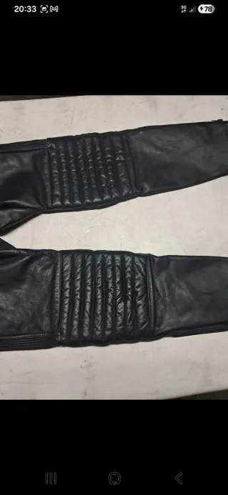 Pantalón Moto Cuero Talla 40