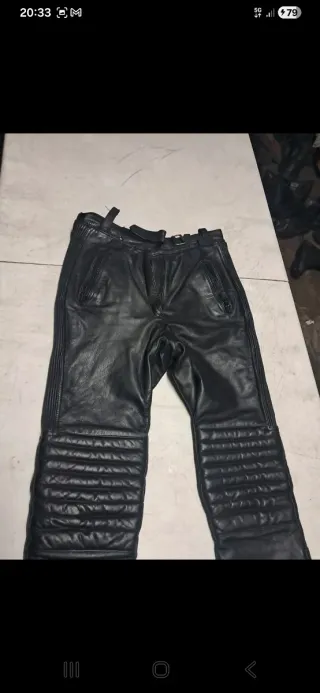 Pantalón Moto Cuero Talla 40
