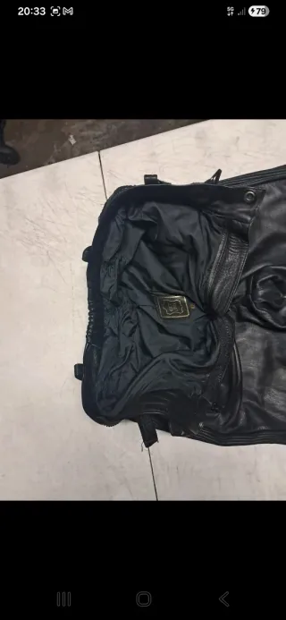 Pantalón Moto Cuero Talla 40