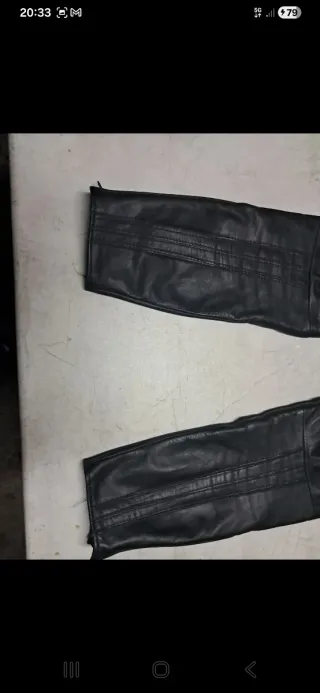 Pantalón Moto Cuero Talla 40