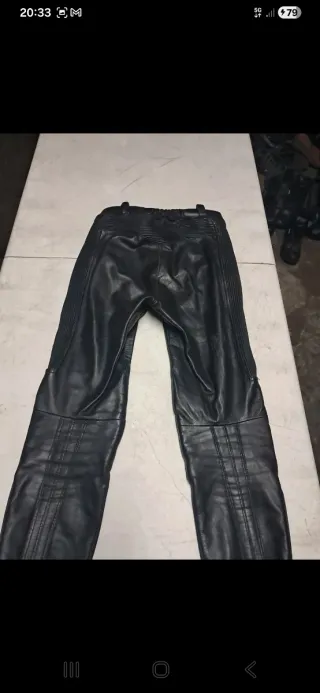 Pantalón Moto Cuero Talla 40
