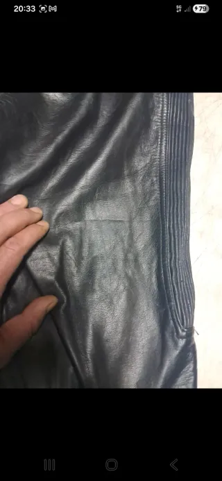 Pantalón Moto Cuero Talla 40