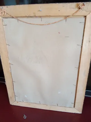 Cuadro antiguo Divina Pastora