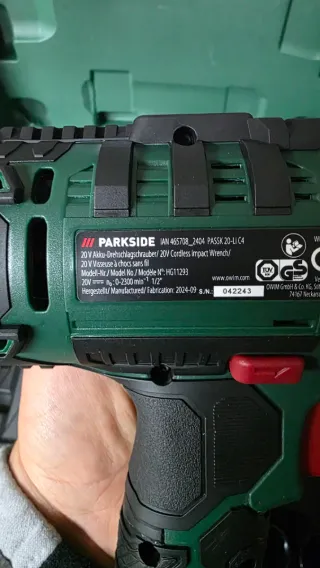 Atornilladora de impacto Parkside