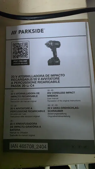 Atornilladora de impacto Parkside