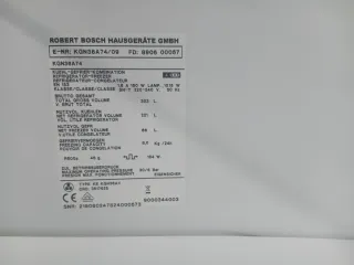 Nevera Bosch no frost