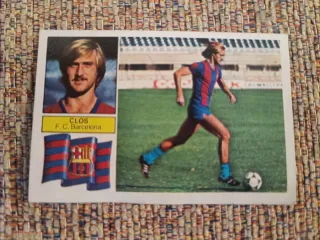 Cromo Clos Liga 82-83 F.C. Barcelona