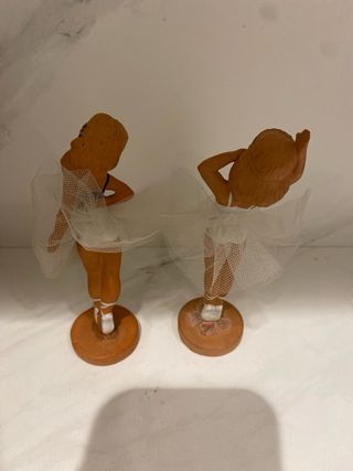 Figuras Bailarinas Barro Vintage
