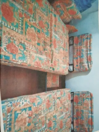 Sofá cama doble convertible en dos camas de 80