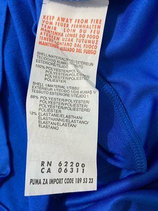 Maglia Italia Puma Azzurra
