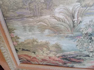 Cuadro imitación tapiz paisaje