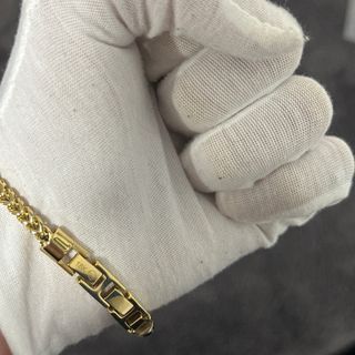 Pulsera Franco Oro Laminado Hombre