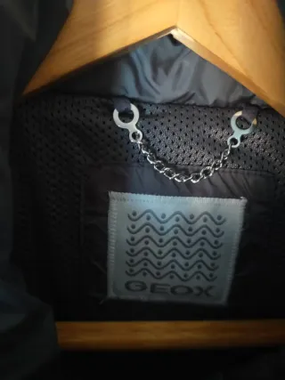 Chaqueta acolchada Geox gris