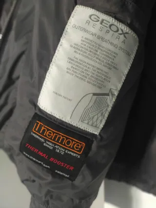 Chaqueta acolchada Geox gris