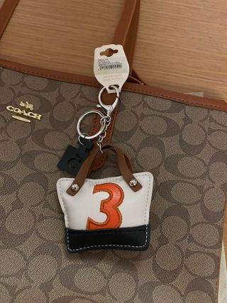 Bolso Tote Coach Beige y Marrón