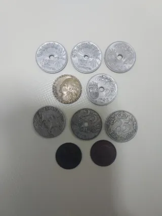 Monedas Alfonso XIII y II República