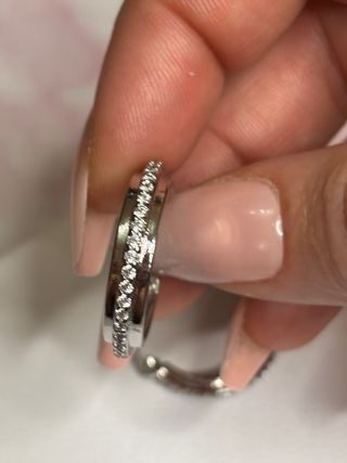 Pandora Set Pulsera, Anillo y Pendientes y charm