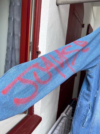 Chaqueta Jean diseñador Colombiana Talla M-L