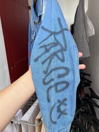 Chaqueta Jean diseñador Colombiana Talla M-L