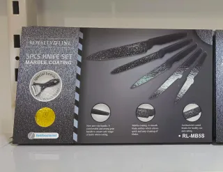 Set 5 Cuchillos Royalty Line Marble Coating