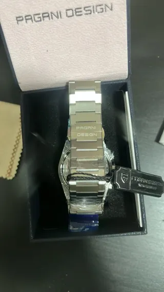 Reloj Pagani Design Cronógrafo Plata/Blanco